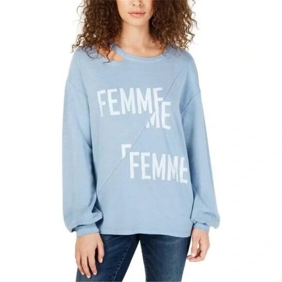 INC Cutout Femme Sweatshirt Size XL - Picture 7 of 8